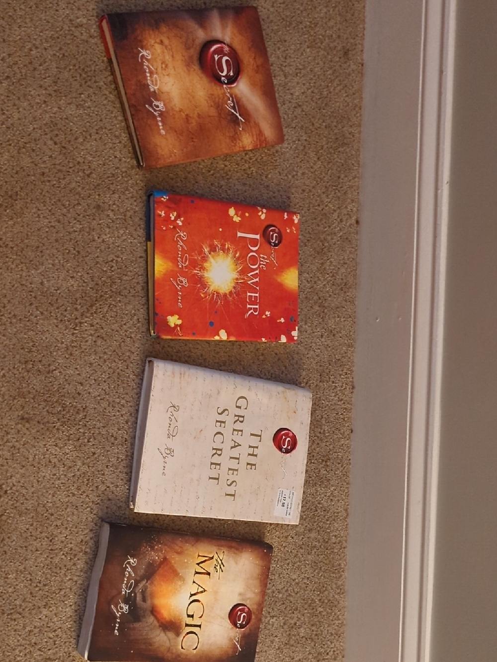 Rhonda Byrne The Secret Series Hardcover Set - Red, Orange, Brown, Cream